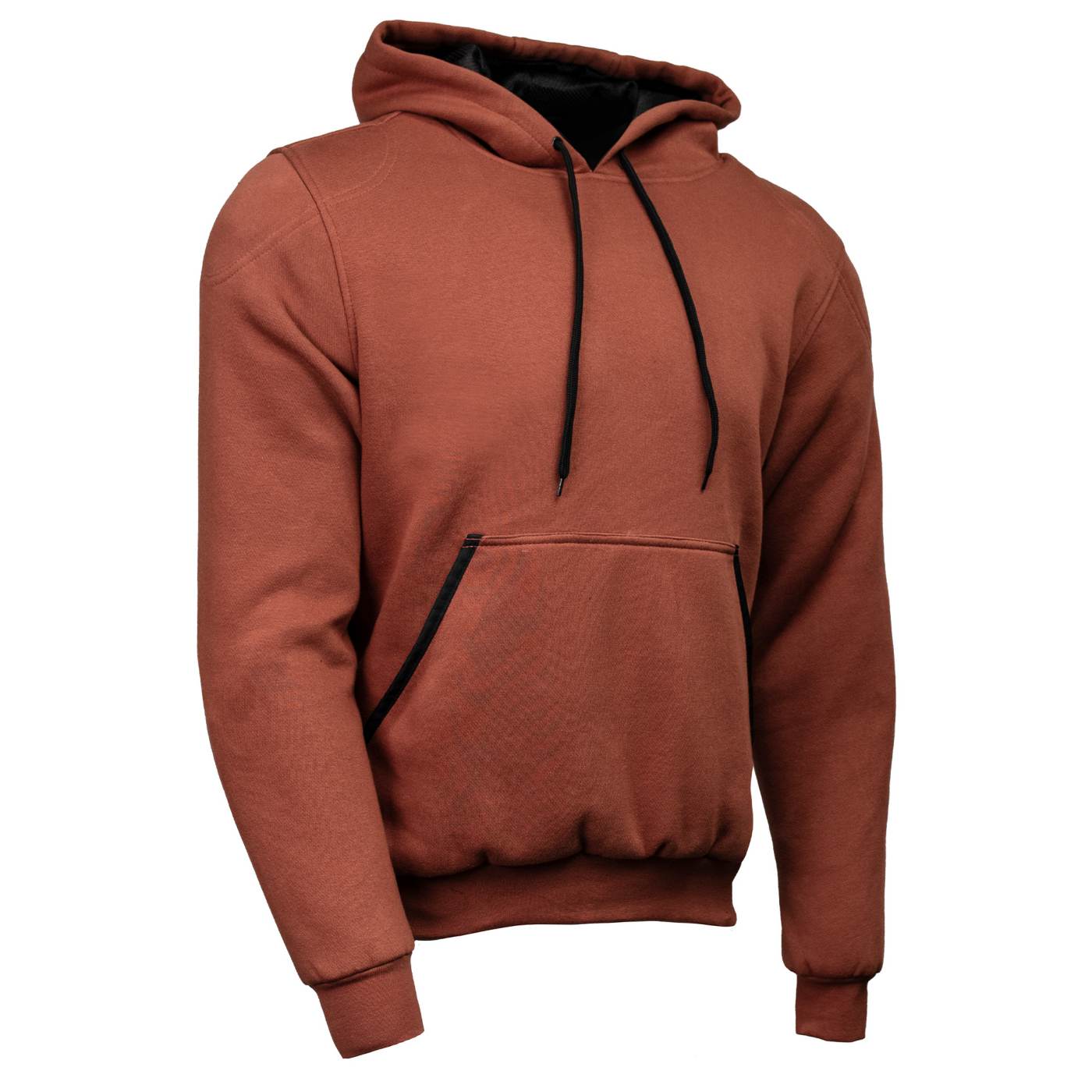 Milwaukee Leather Men's Streetguard Copper CE Armored Riding Hoodie, Shoulder and Elbow Armor - MPM1768