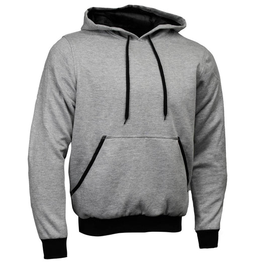 Milwaukee Leather Men's Streetguard Black CE Armored Riding Hoodie, Shoulder and Elbow Armor - MPM1769