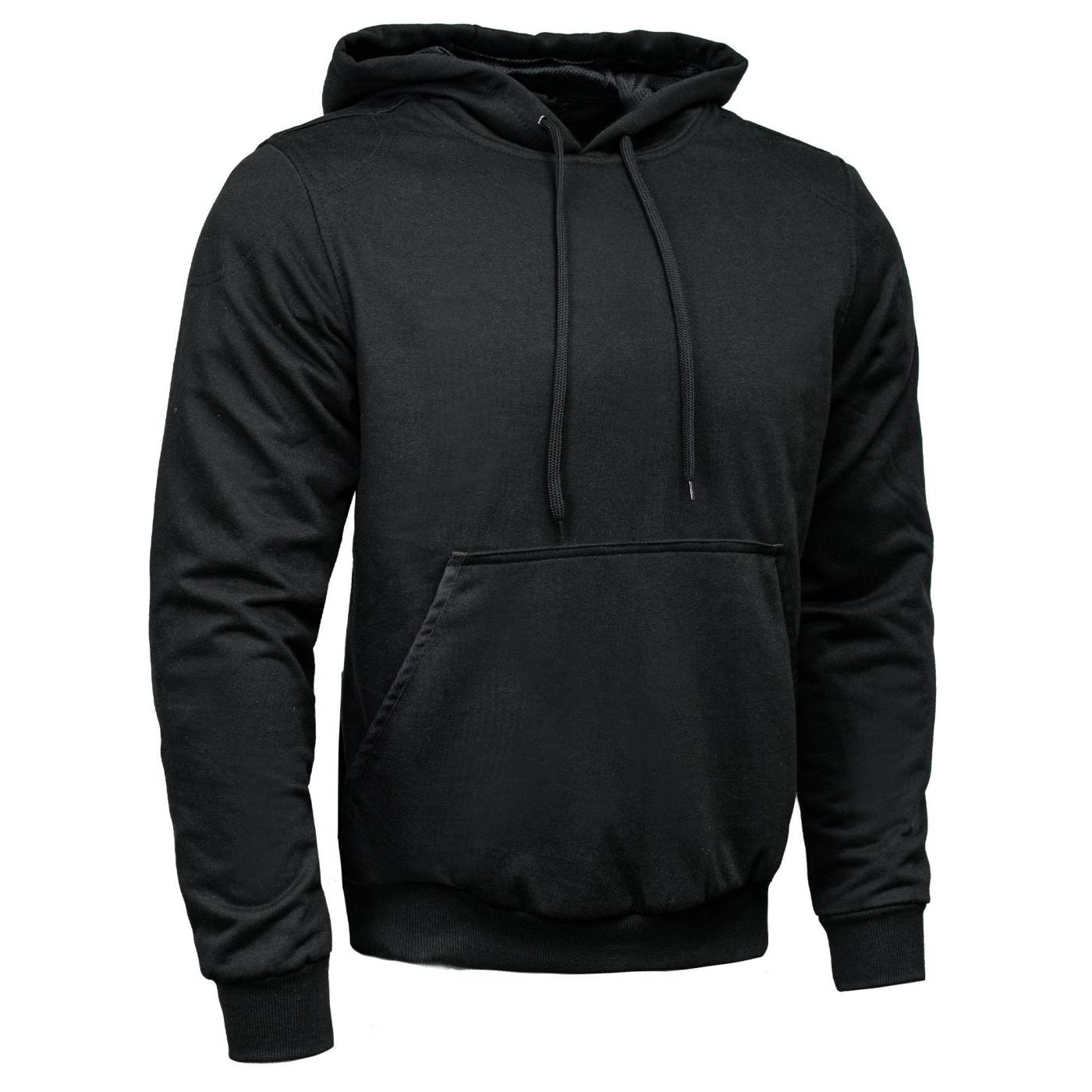 Milwaukee Leather Men's Streetguard Black CE Armored Riding Hoodie, Shoulder and Elbow Armor - MPM1770
