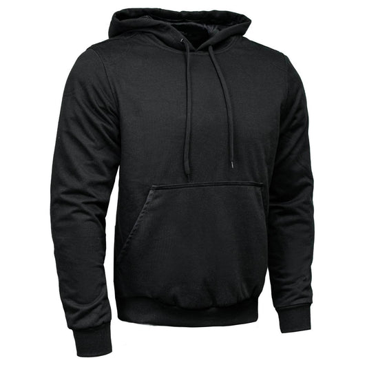 Milwaukee Leather Men's Streetguard Black CE Armored Riding Hoodie, Shoulder and Elbow Armor - MPM1770