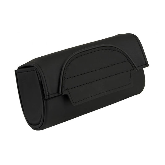 Milwaukee Leather SH62101 Black Double Strap PVC Motorcycle Tool Bag