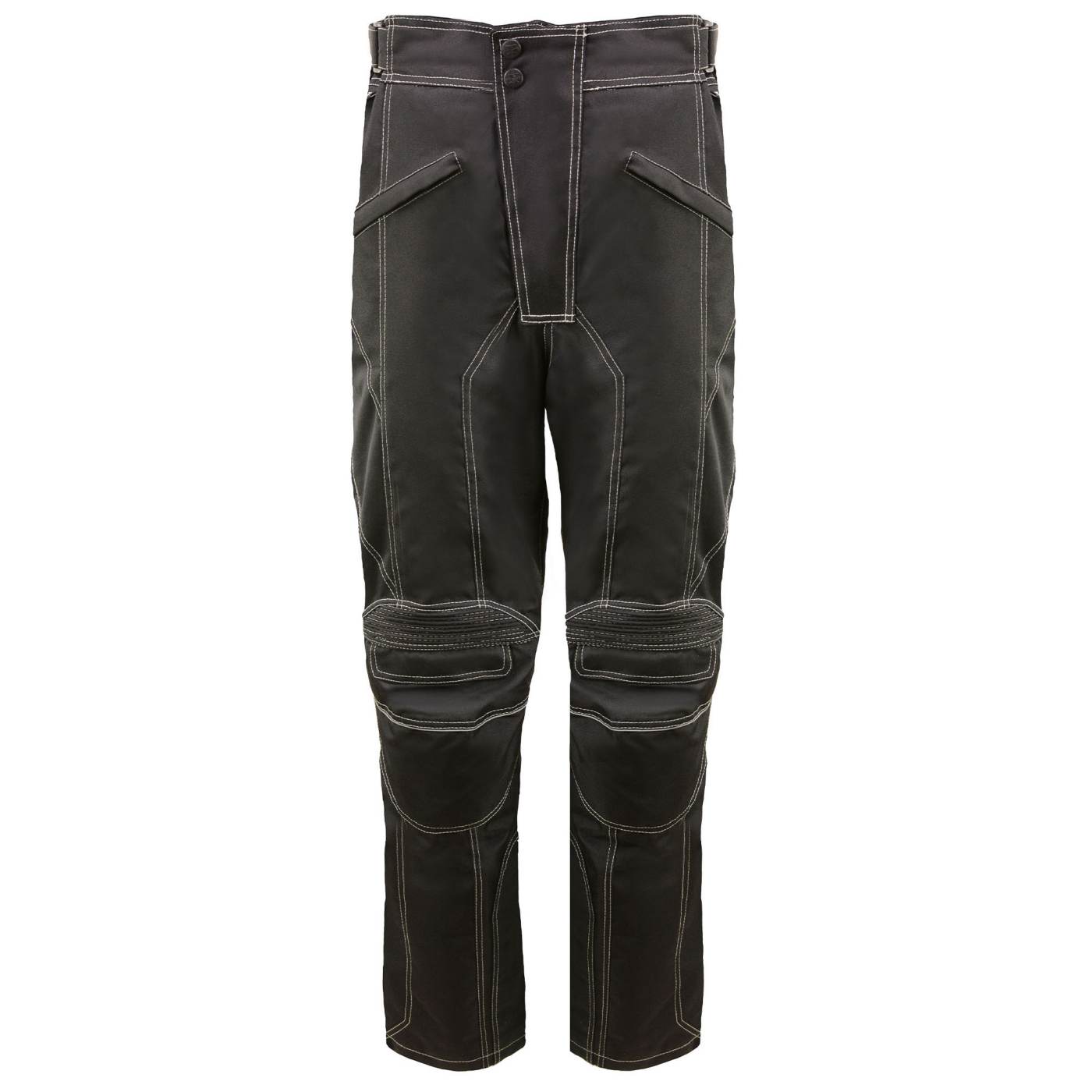Milwaukee Leather MPM5729 Men's Black Tri-Tex Fabric Motorcycle Rider Pants w/ CE Armor Protection