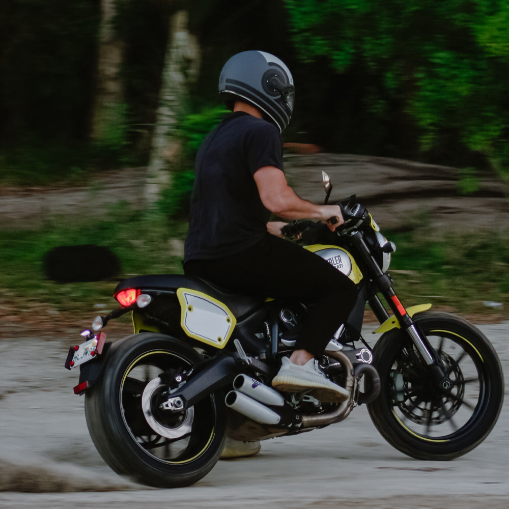 Daytona Retro Full Face Motorcycle Helmet: Vintage Style - Racer Daytona Retro Full Face Motorcycle Helmet: Vintage Style - Racer