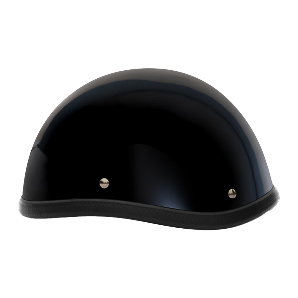 full face novelty motorcycle helmets Novelty Smokey W/O Snaps- Hi-Gloss Black XS