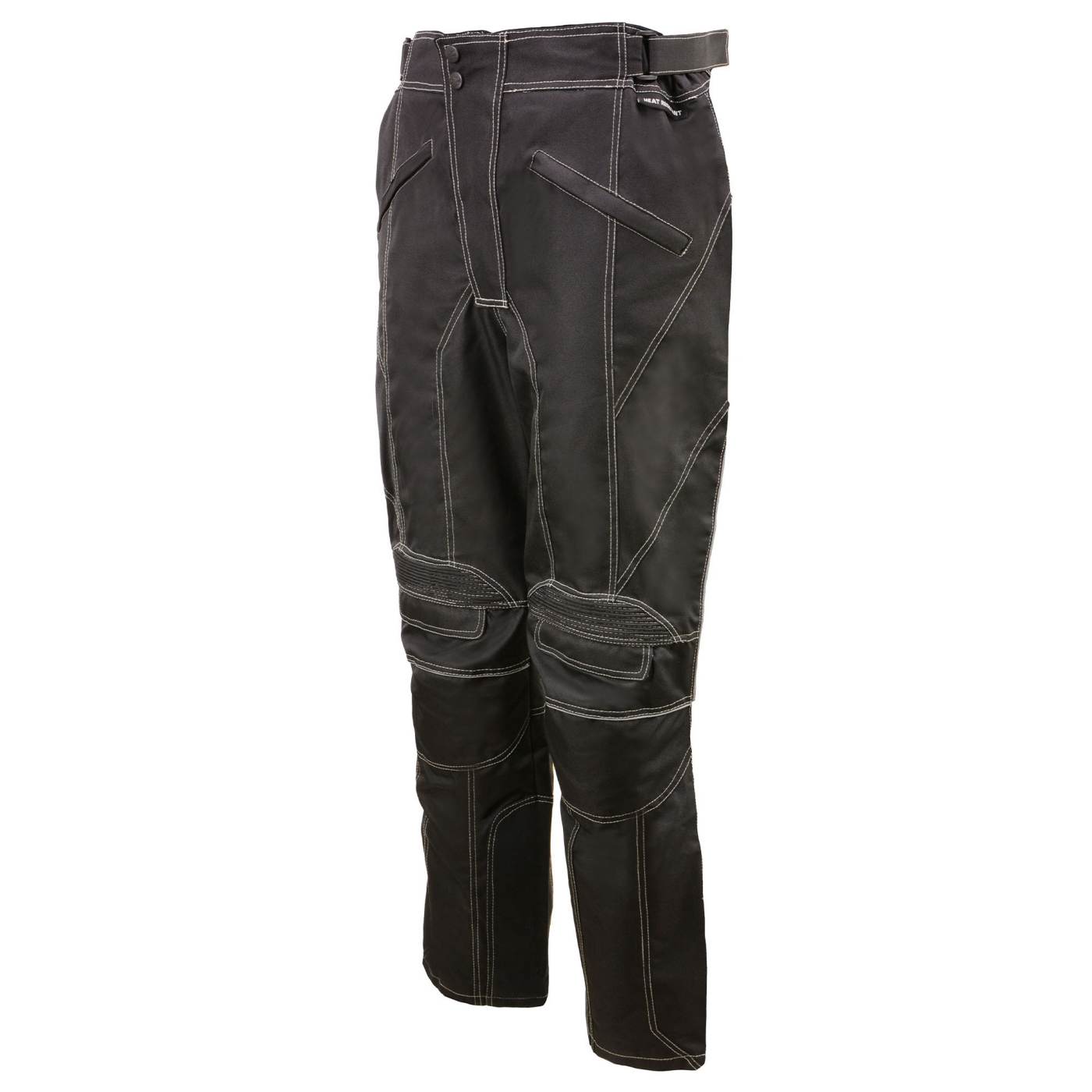 Milwaukee Leather MPM5729 Men's Black Tri-Tex Fabric Motorcycle Rider Pants w/ CE Armor Protection