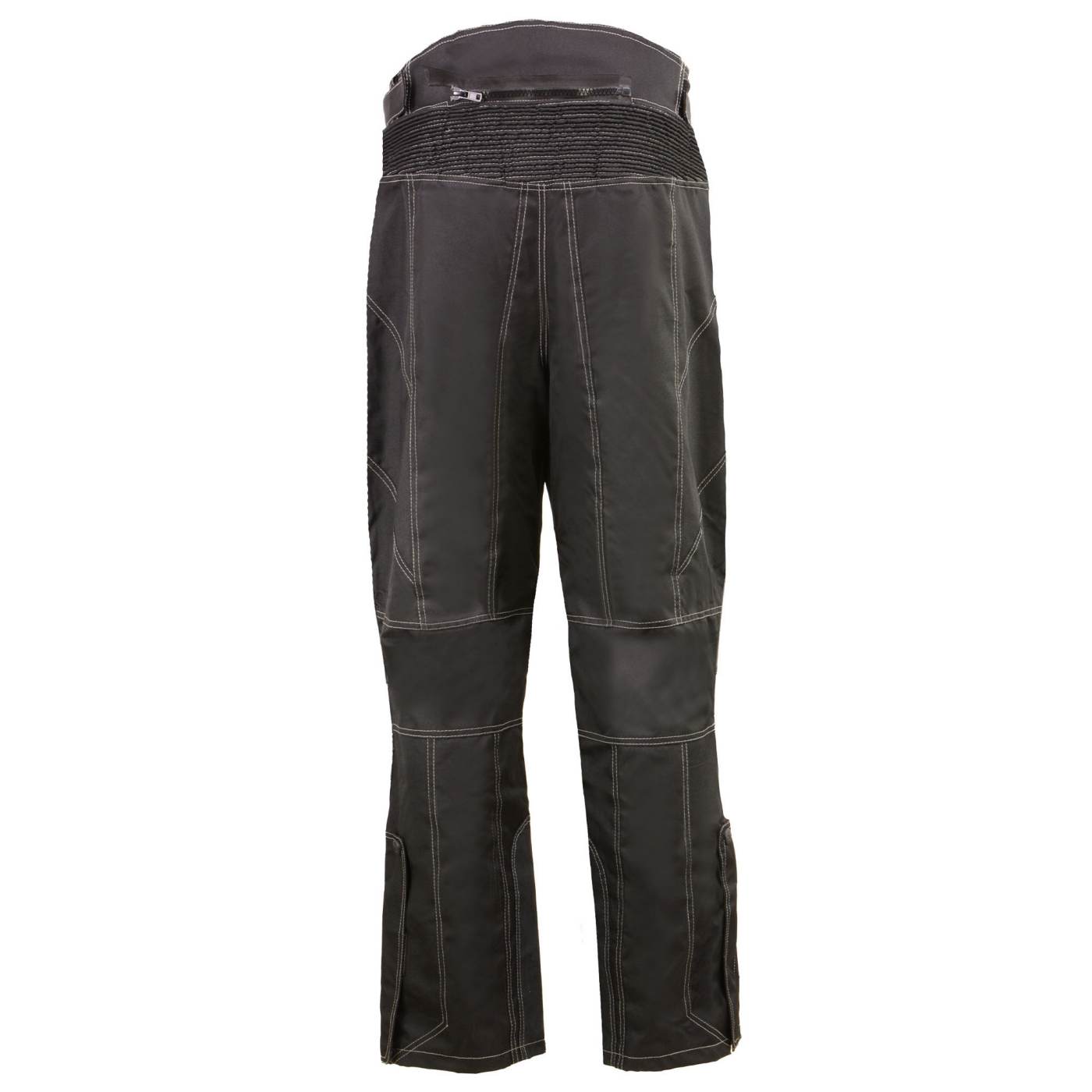 Milwaukee Leather MPM5729 Men's Black Tri-Tex Fabric Motorcycle Rider Pants w/ CE Armor Protection