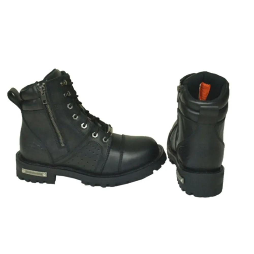 Steelbelle - Ladies Motorcycle Biker Leather Boots