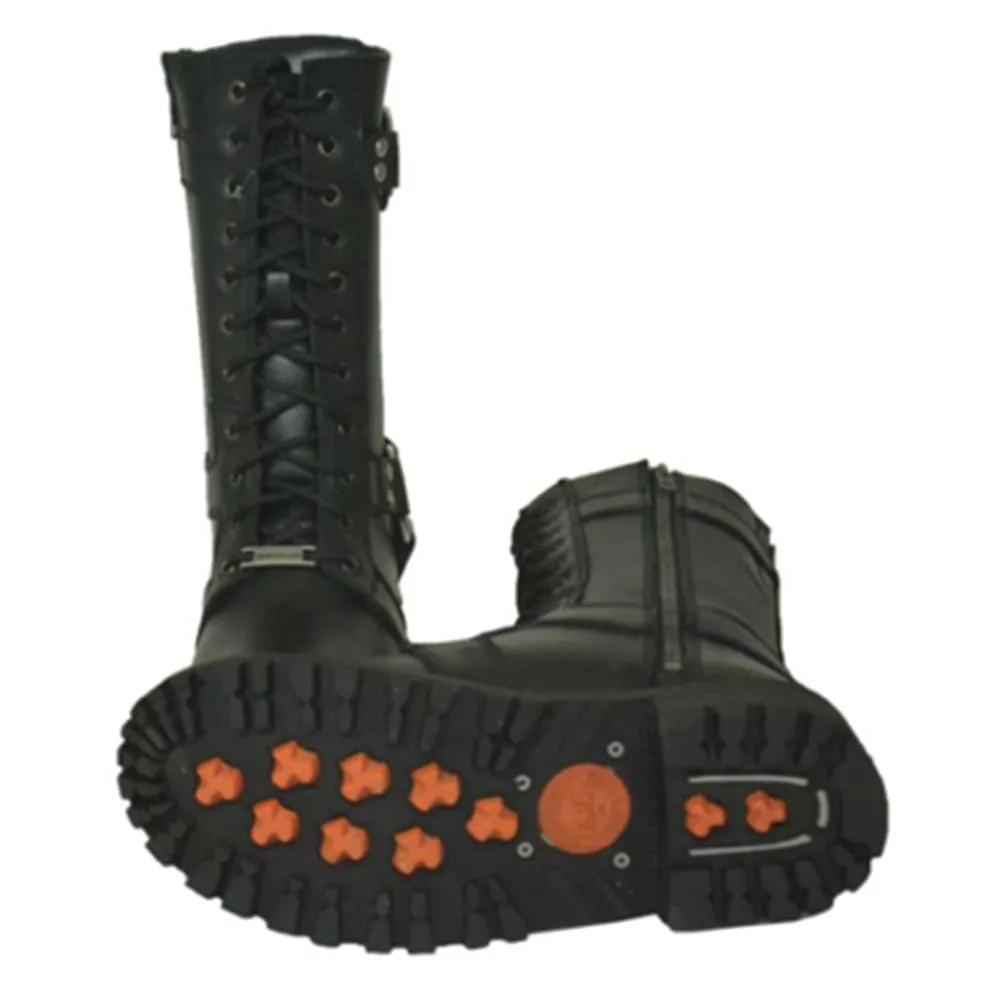 Double Harness - Ladies Motorcycle Biker Leather Boots