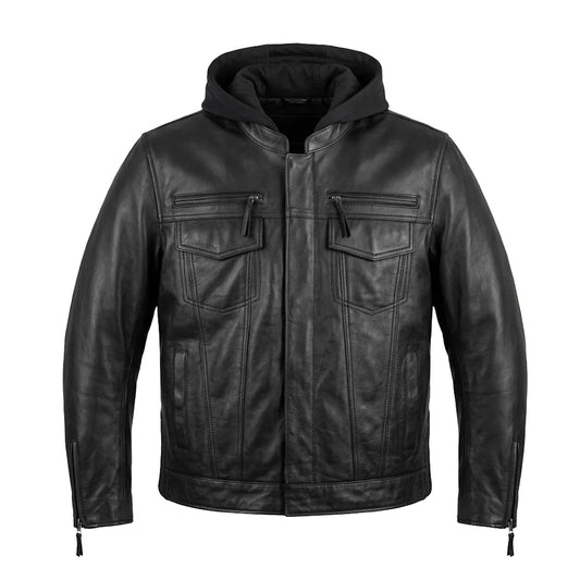 Dragon - Men's Premium Leather Motorcycle Jacket