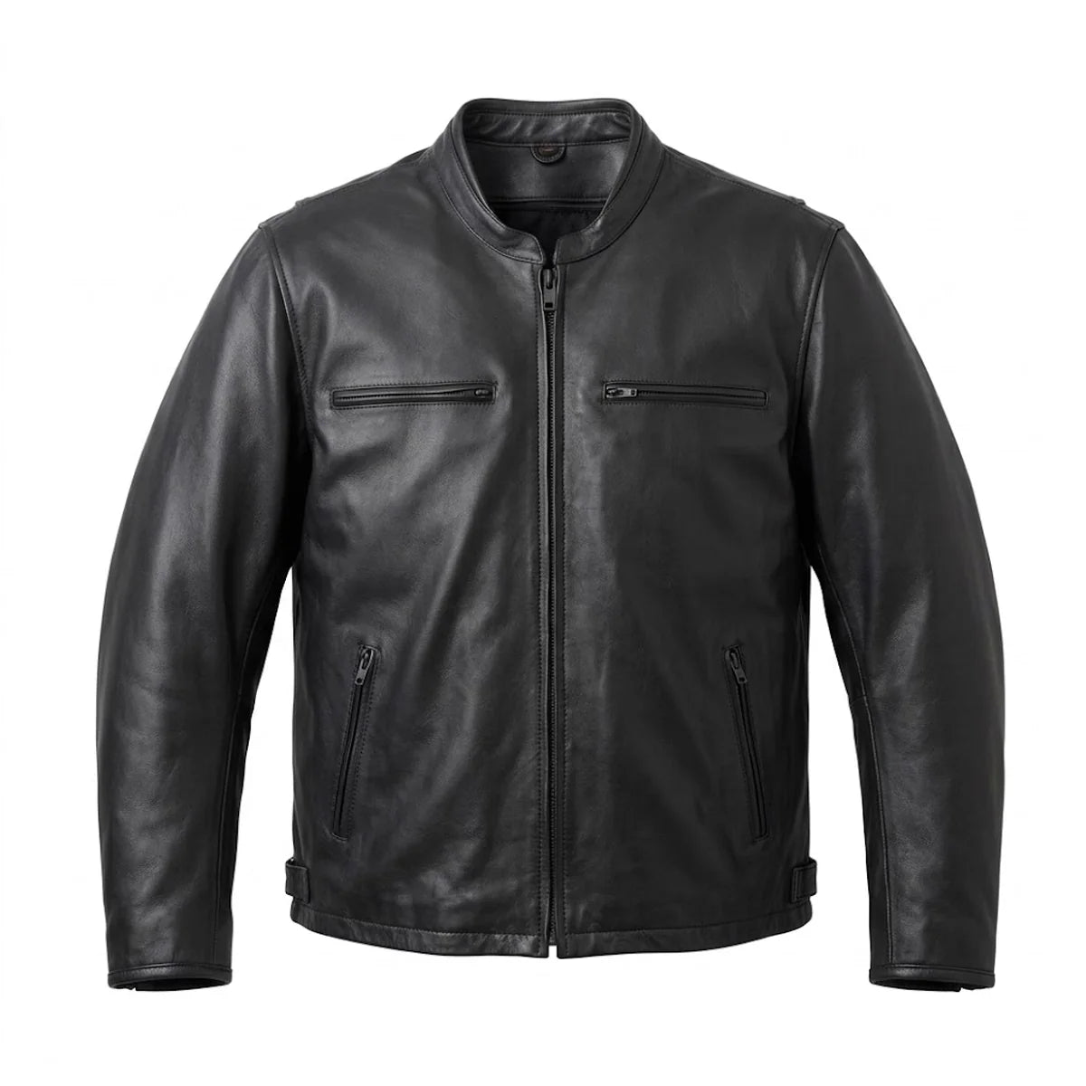 Black Iron - Men's Motorcycle Leather Jacket