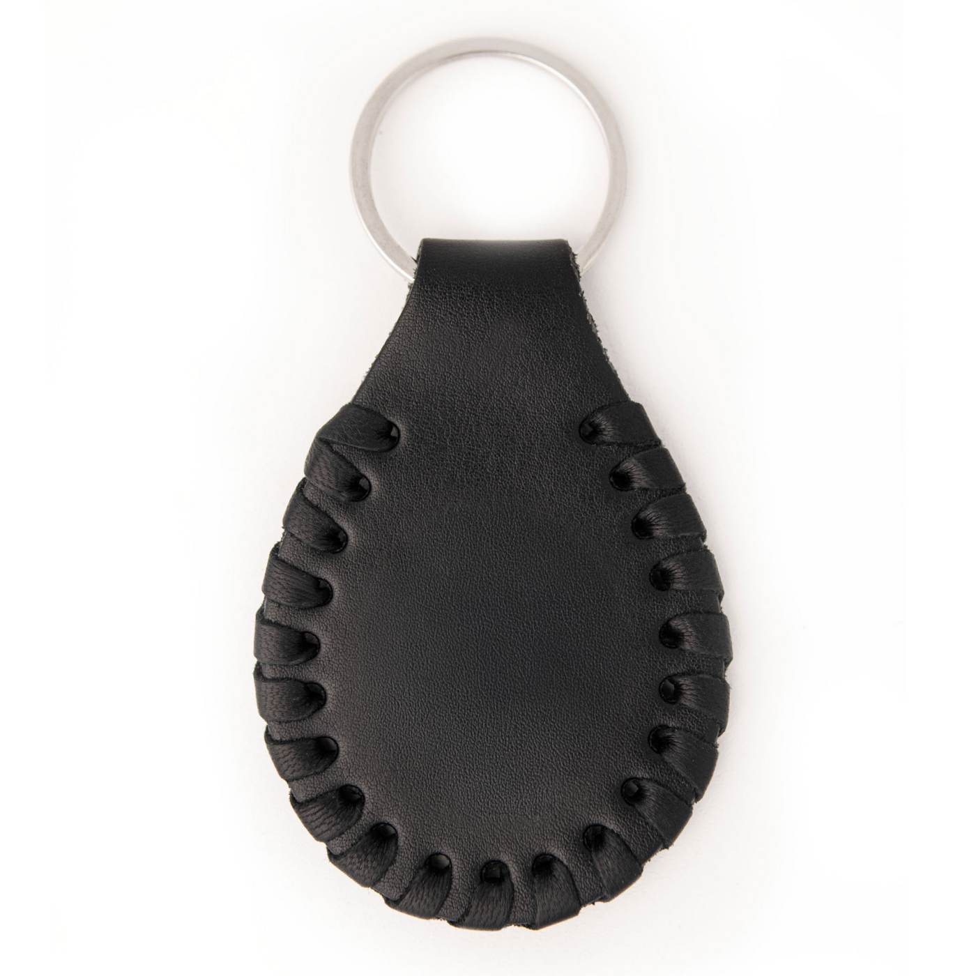 Milwaukee Leather Black Iron Cross Pewter Emblem Key Chain - MLA9518