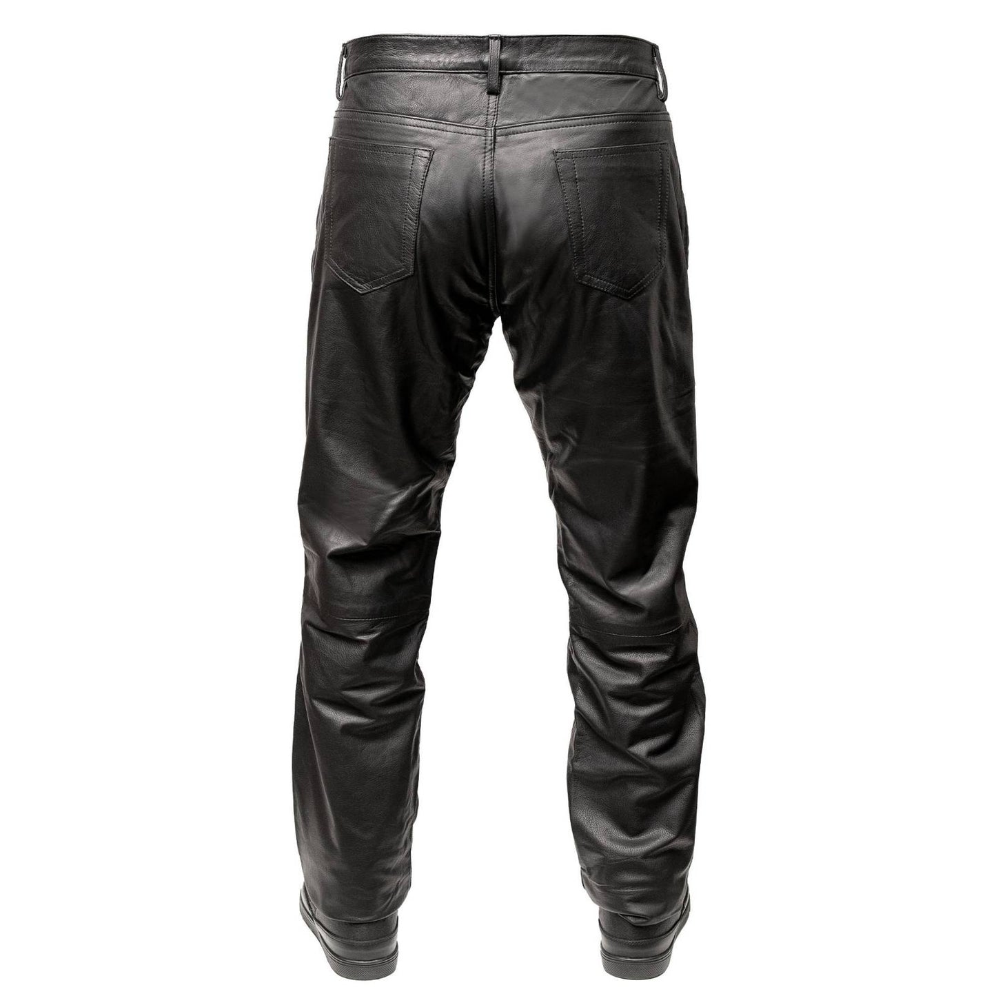 Milwaukee Motorcycle Clothing Co. Men’s Branson Black Premium Leather Biker Lined Pants –  5-Pocket  MMC50000