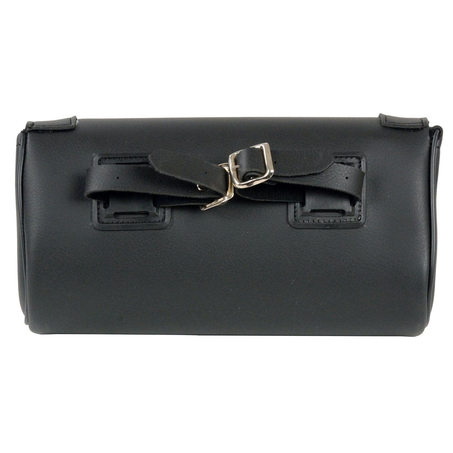 Milwaukee Leather SH61401 Black Medium Motorcycle Windshield PVC Tool Bag with Velcro Closure