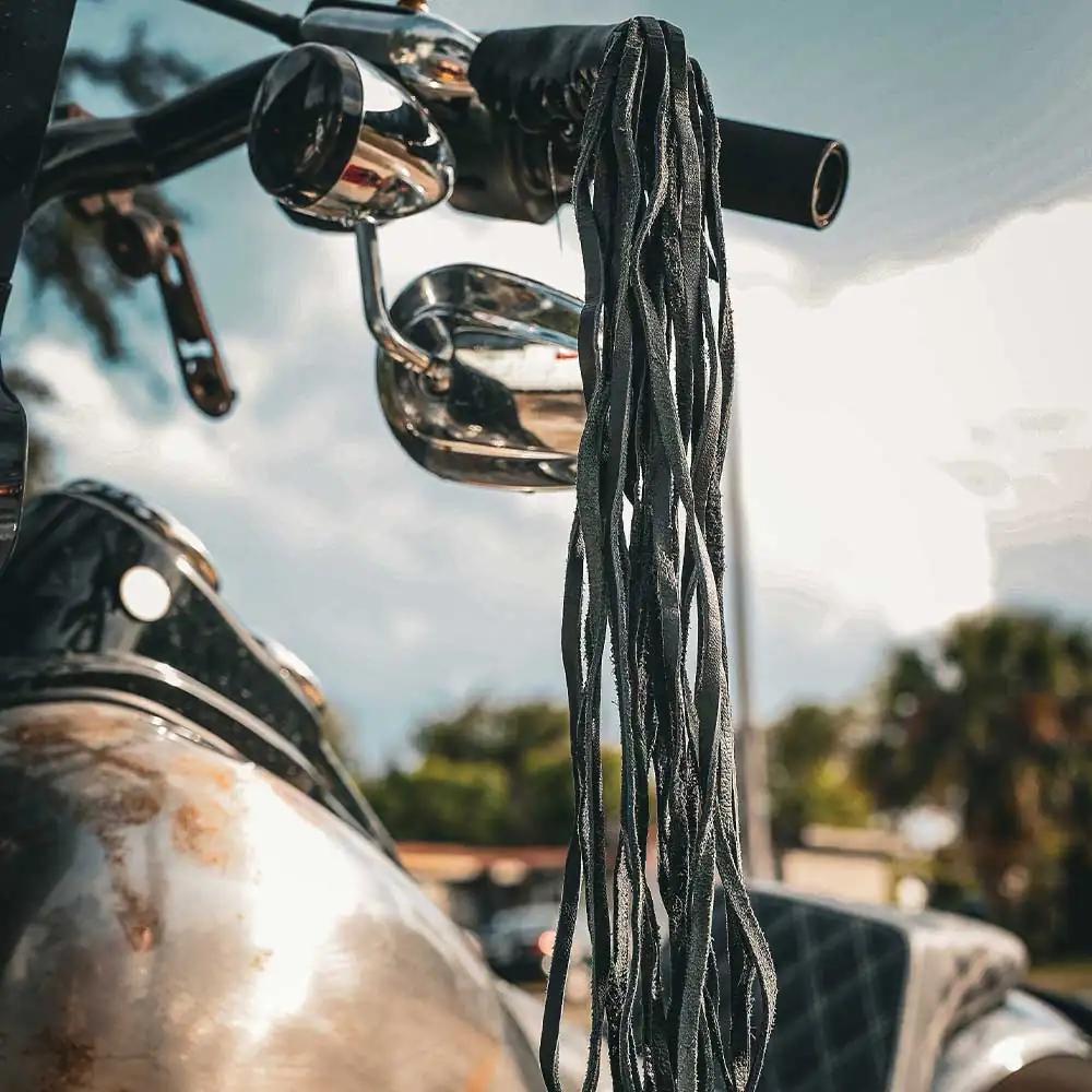 Black Leather Lever Covers