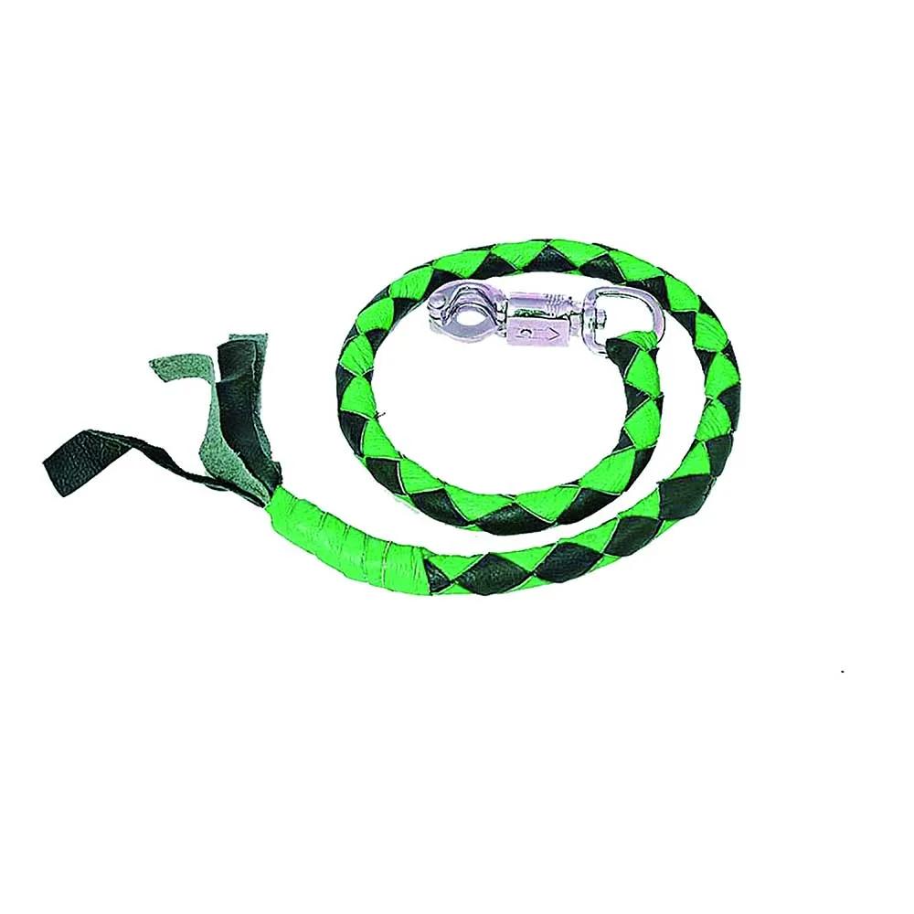 Black Green Biker Get Back Whips