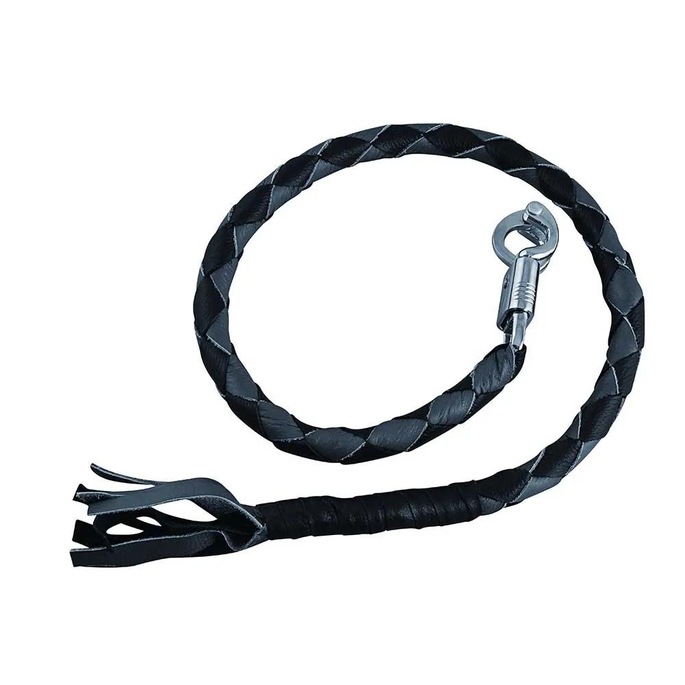 Gray Biker Get Back Whips