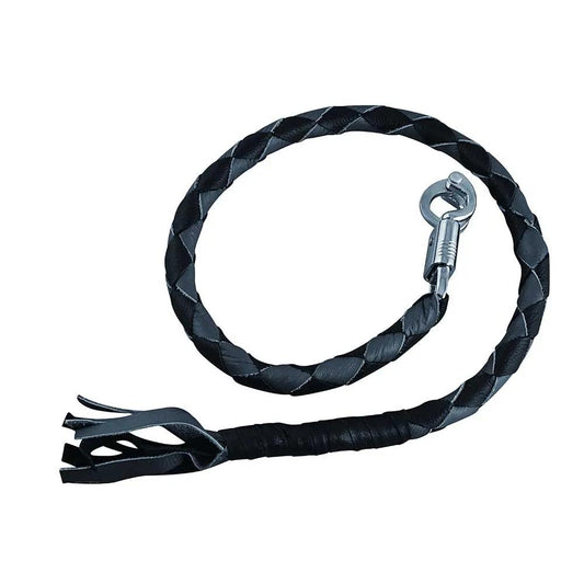Gray Biker Get Back Whips