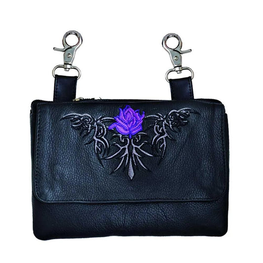 Elite Fashion Cowhide Clip on Bag – Ladies Ride Style