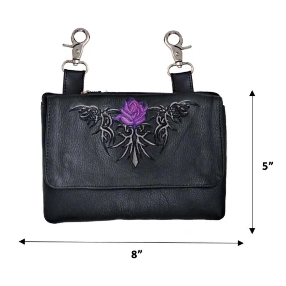 Elite Fashion Cowhide Clip on Bag – Ladies Ride Style