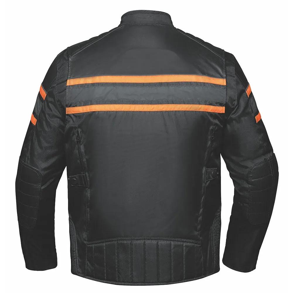 Heritage - Mens Orange Textile Jacket