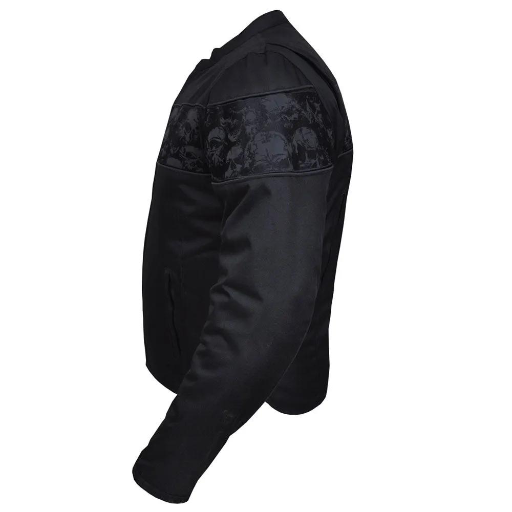 Inferno - Mens Textile Skull Jacket