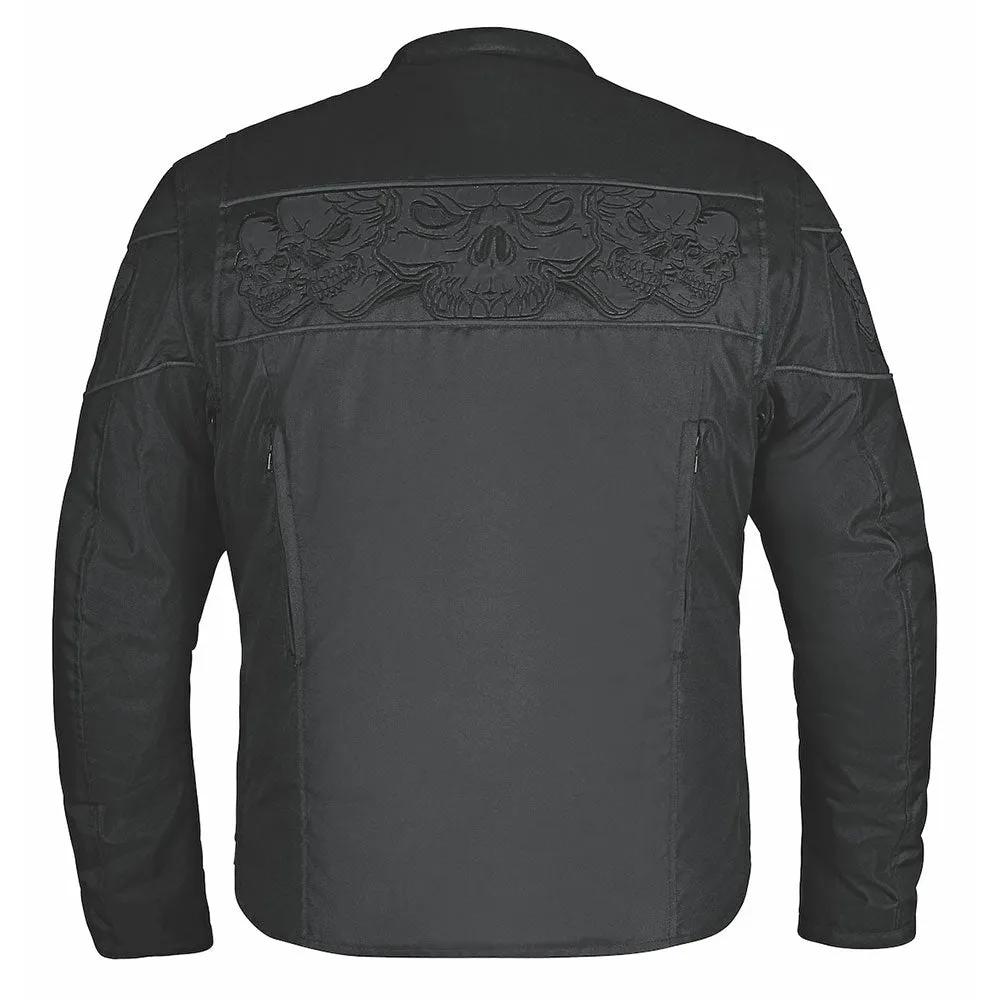 Inferno - Mens Textile Skull Jacket