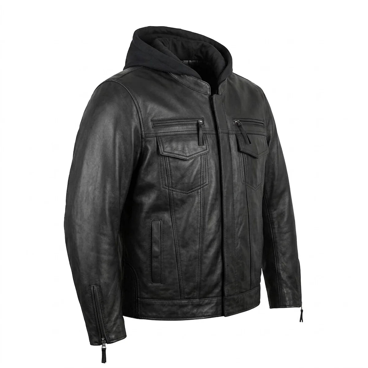 Dragon - Men's Premium Leather Motorcycle Jacket