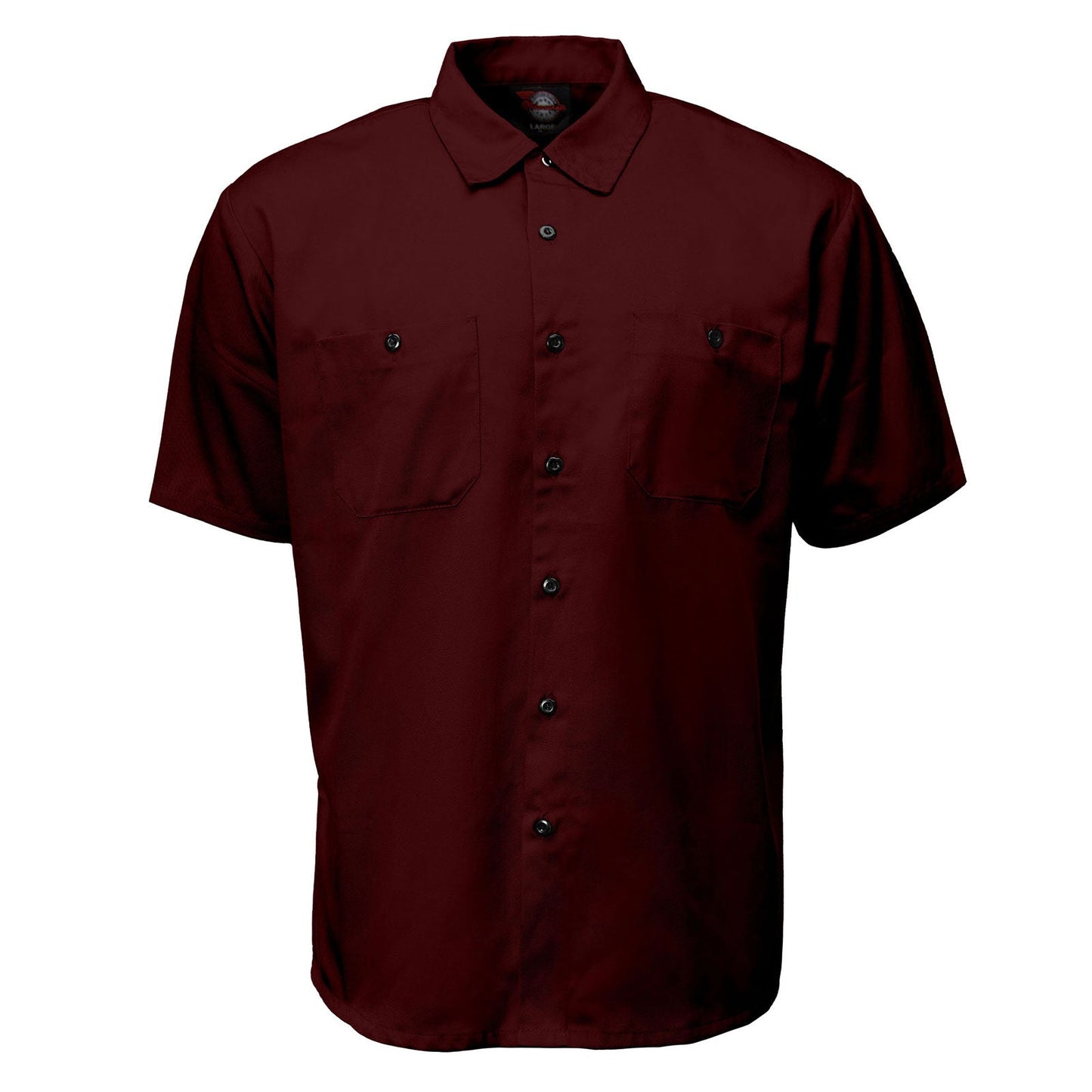 MMCC Men's Super Duty Burgundy Mechanic Shirt - Microfiber Panel - MDM11666