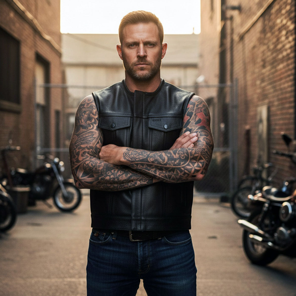 Milwaukee Motorcycle Clothing Co. Men's Low-Key Premium Black