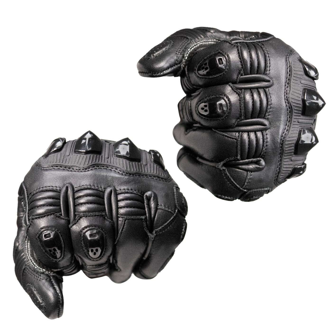 MMCC Men's Vader Racing Style Premium Leather Gauntlet Glove w/ i-Touch Technology - MMC70000