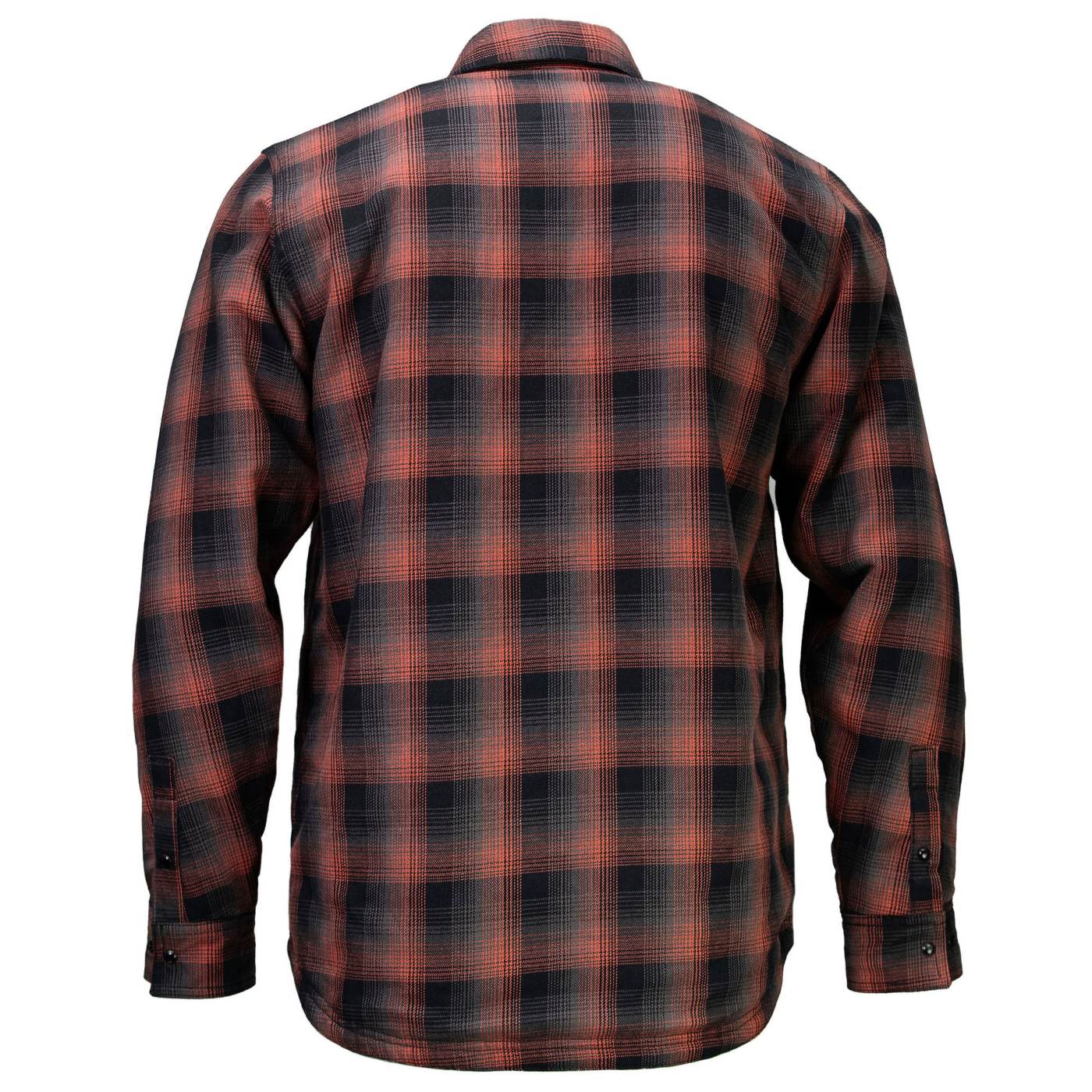 MMCC Men's 'Outlaw' Reversible Flannel Shirt - 100% Cotton Snap Front Plaid w/ Chest and Hand Pockets - MNG11800