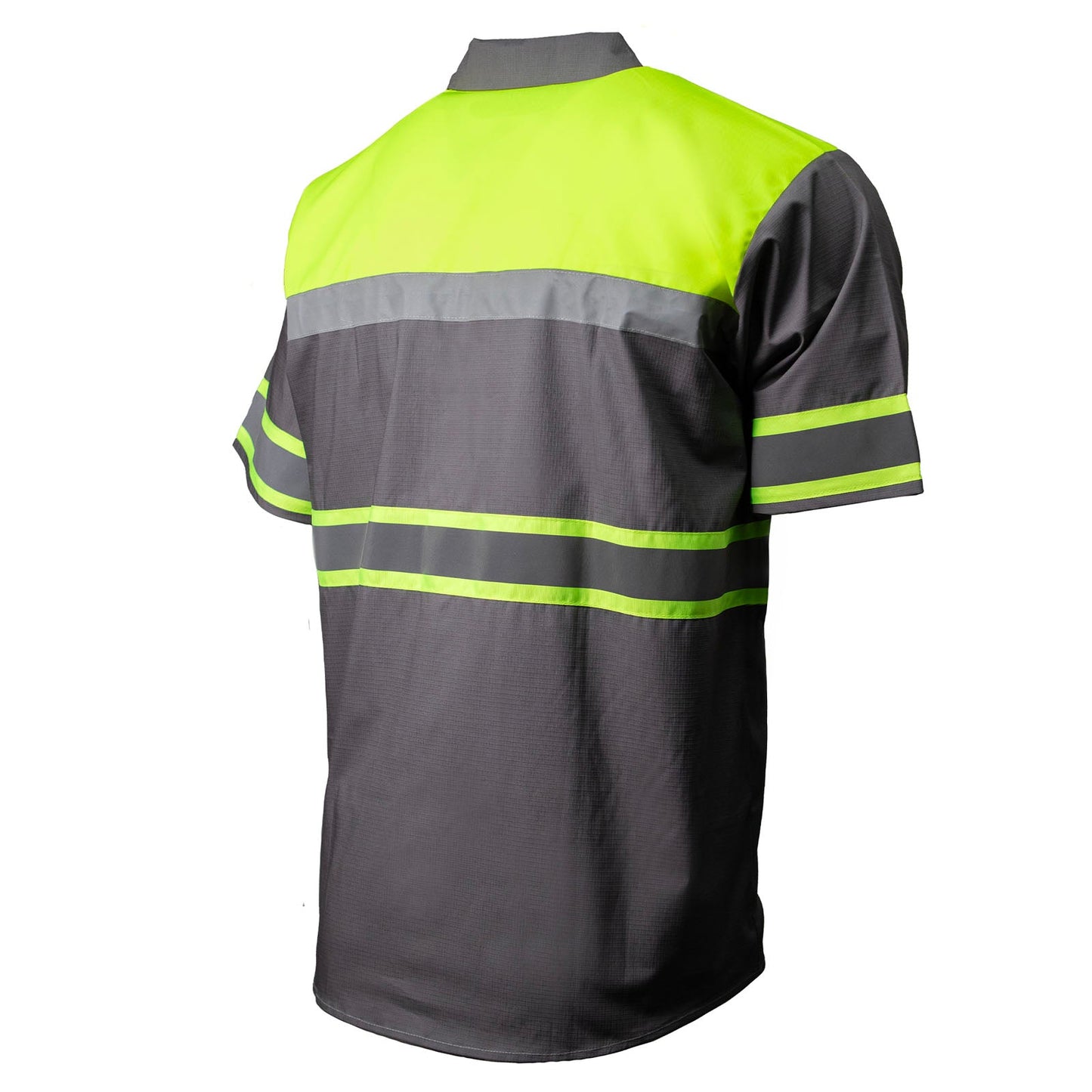 MMMCC Men’s Safeway Green/Grey Mechanic Rider Ready Shirt w/ Reflective Strip MDM11615
