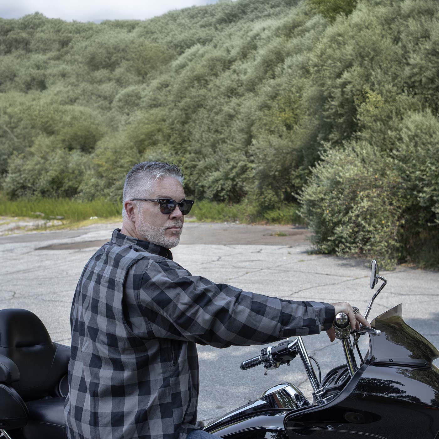 Milwaukee Leather MPM1630 Men's Plaid Flannel Biker Shirt w/ CE Armor - Reinforced w/ Aramid Fibers