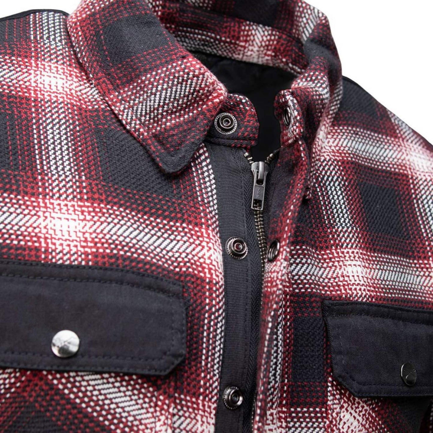 Milwaukee Leather MPM1637 Men's Plaid Mechanic Long Sleeve Flannel Biker Shirt