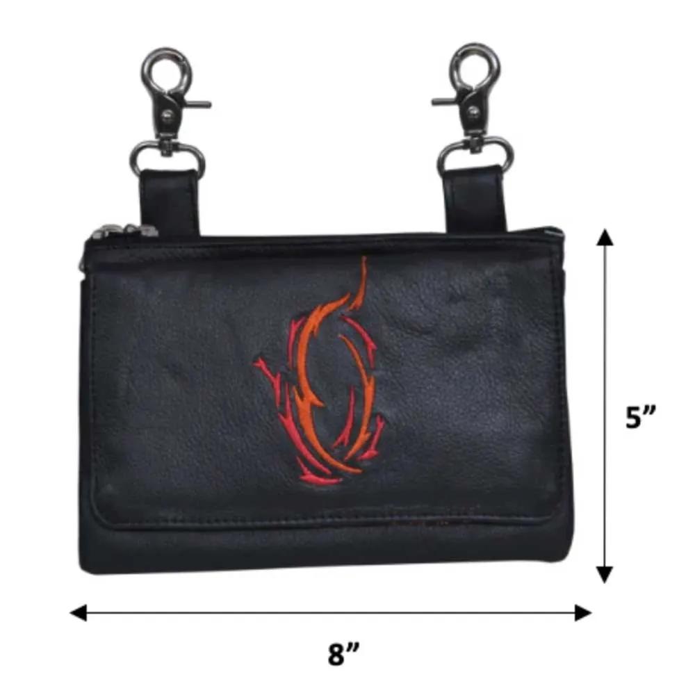 Ladies Clip on Bag - Cowhide Leather