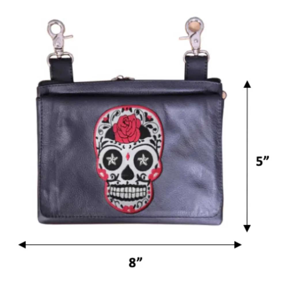 Ladies Clip on Bag - Skull Themed
