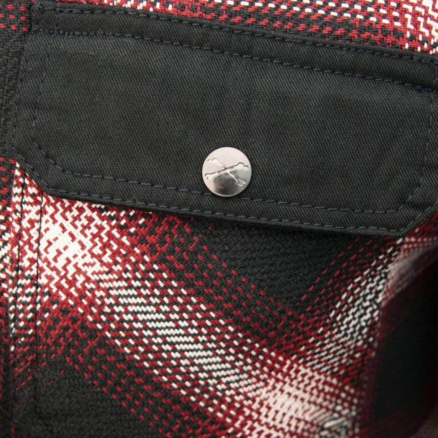 Milwaukee Leather MPM1637 Men's Plaid Mechanic Long Sleeve Flannel Biker Shirt