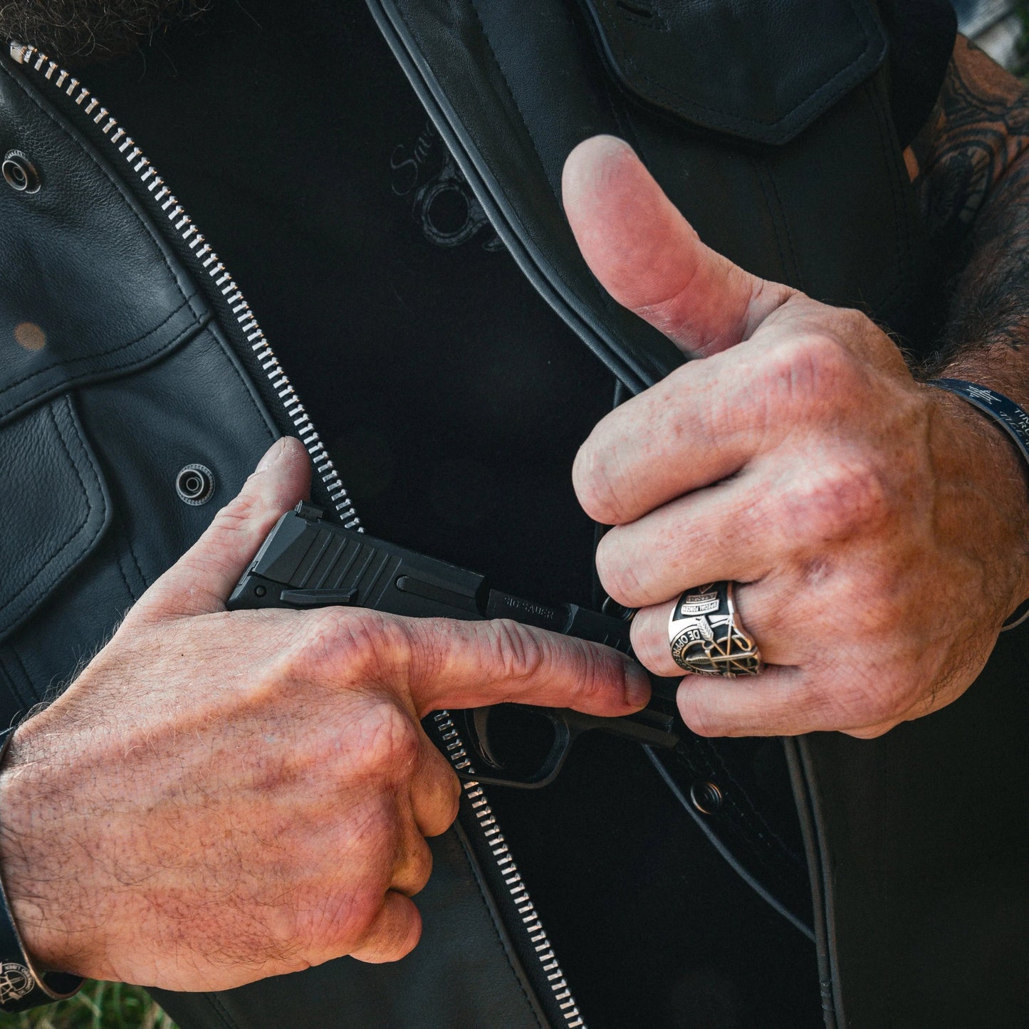 Steelhorse - Mens SOA Style Club Vest