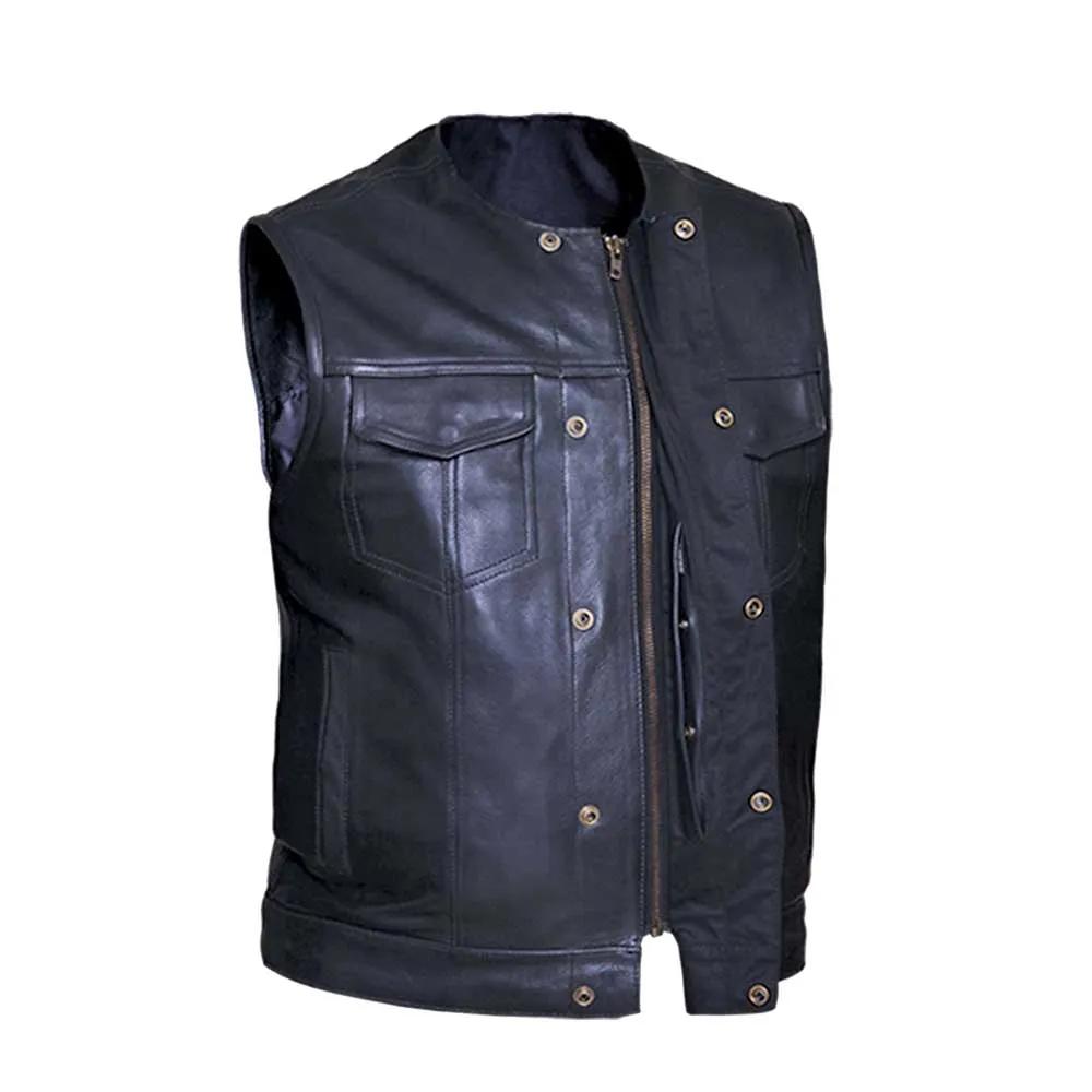 Lowcut - Mens Short Leather Club Vest