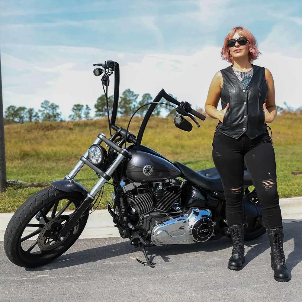 Beth - Ladies Premium Leather Vest