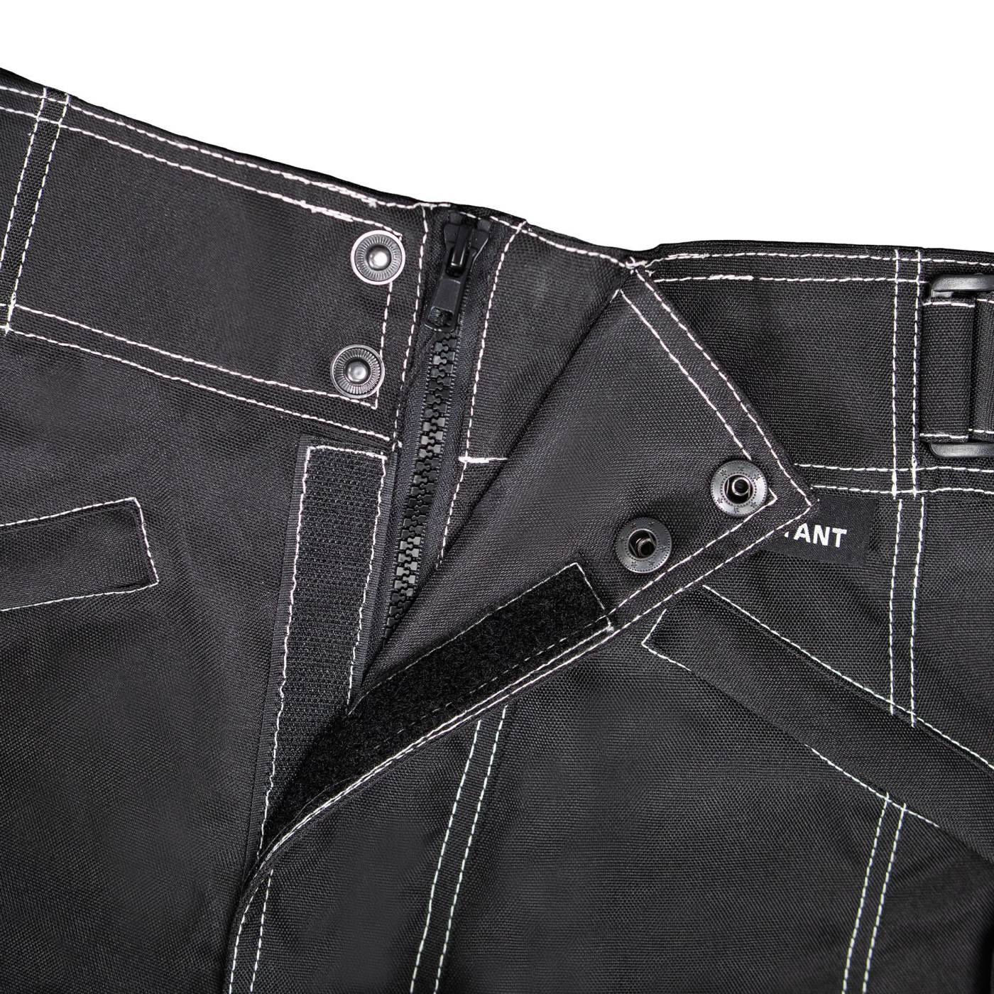 Milwaukee Leather MPM5729 Men's Black Tri-Tex Fabric Motorcycle Rider Pants w/ CE Armor Protection