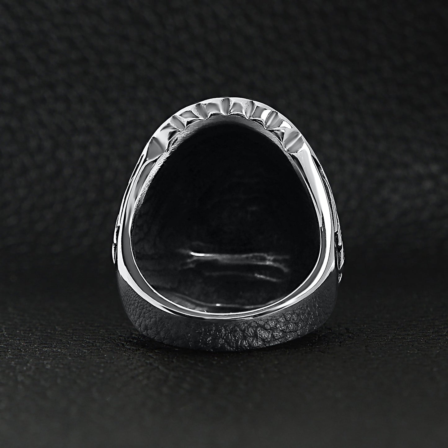 Stainless Steel Native American Chief Ring