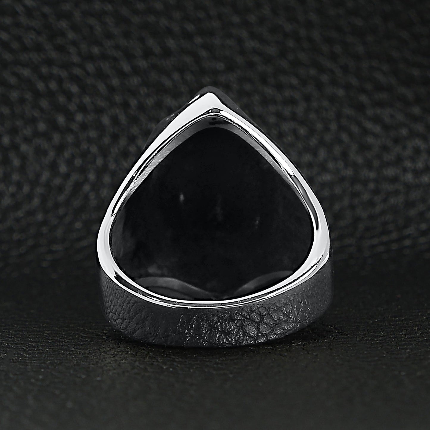 Stainless Steel Grim Reaper Skull Ring