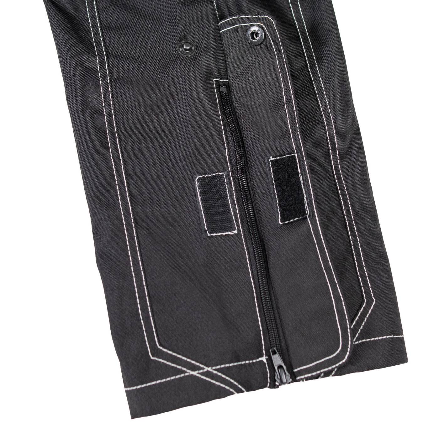 Milwaukee Leather MPM5729 Men's Black Tri-Tex Fabric Motorcycle Rider Pants w/ CE Armor Protection