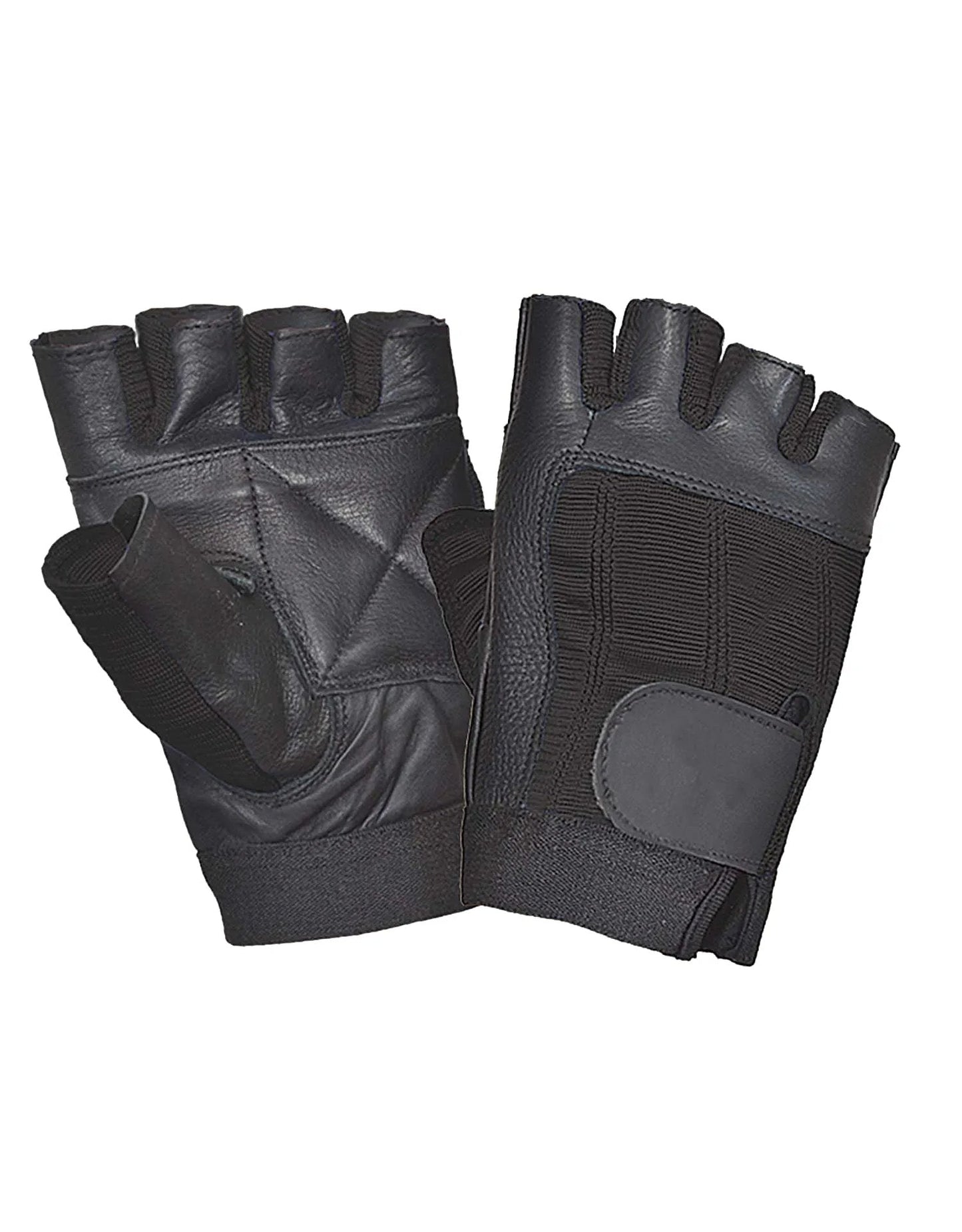 Men’s Motorcycle Fingerless Gloves