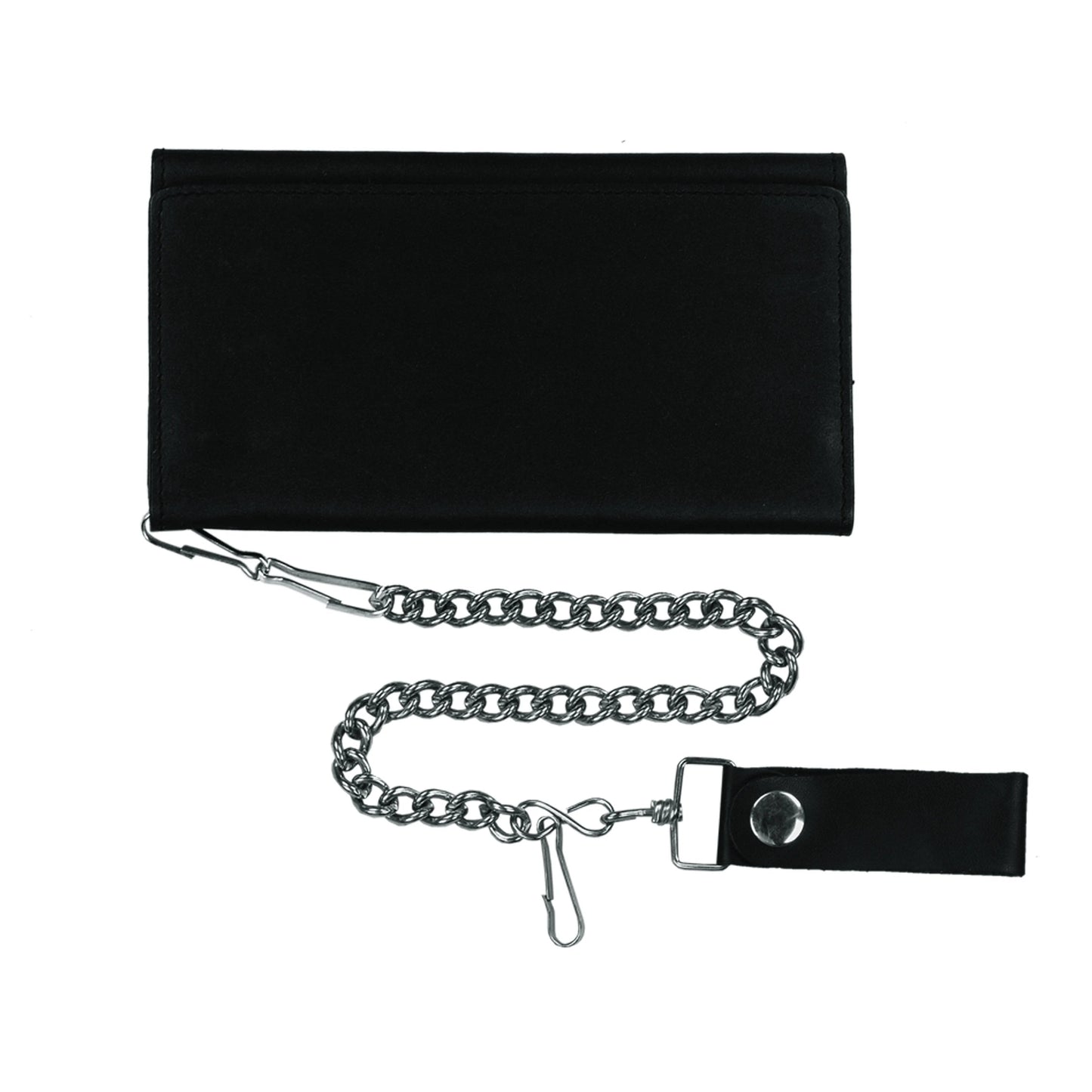 Black Trifold Leather Wallet