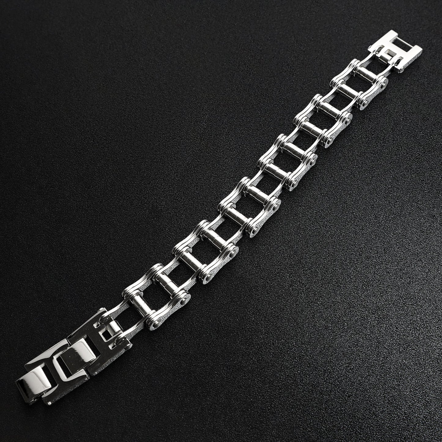 Stainless Steel Medium Bike Chain Bracelet