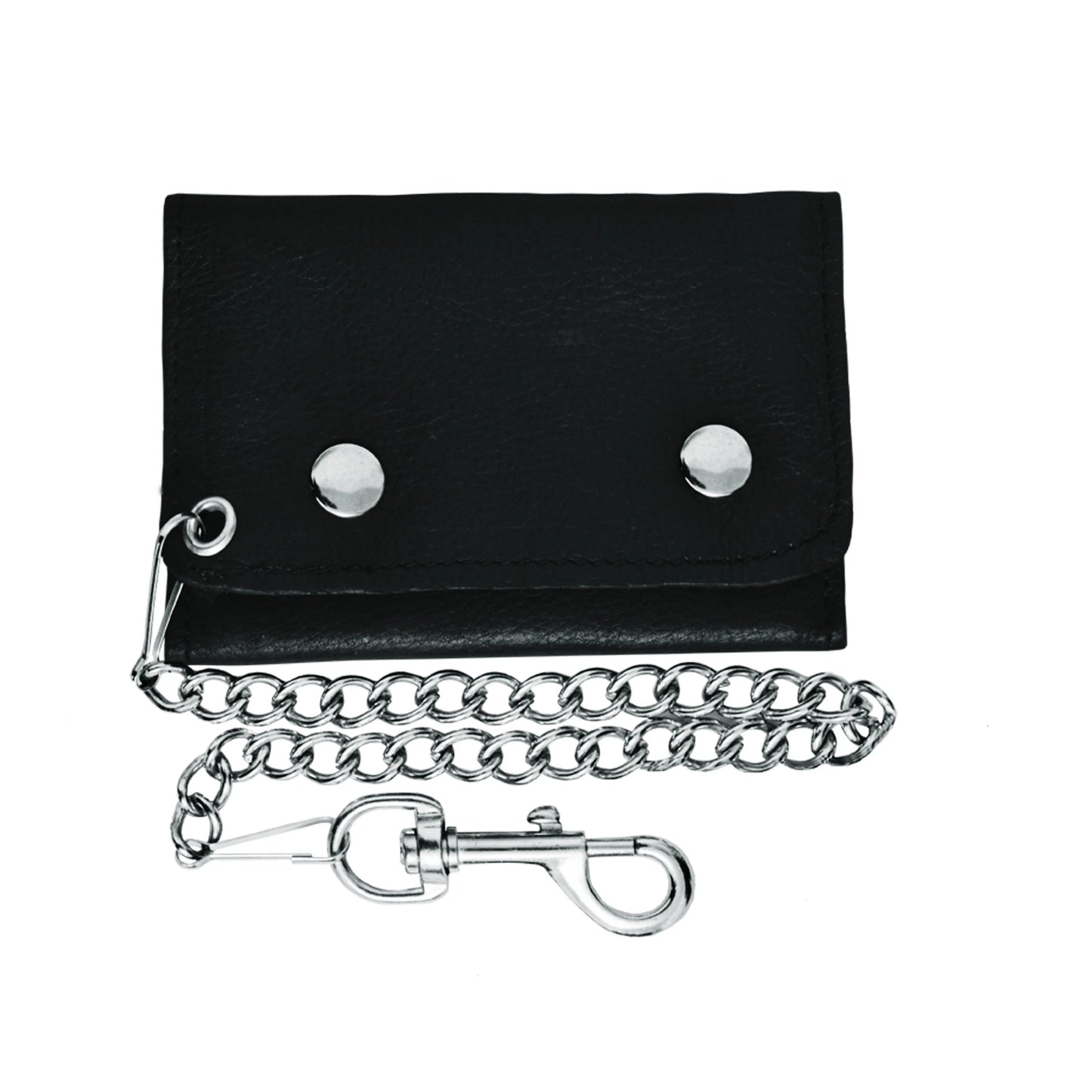 Stylish Black Biker Chain Wallet
