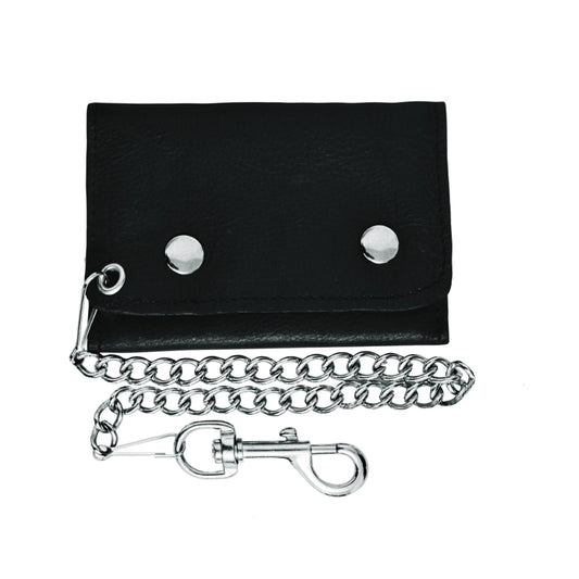 Stylish Black Biker Chain Wallet