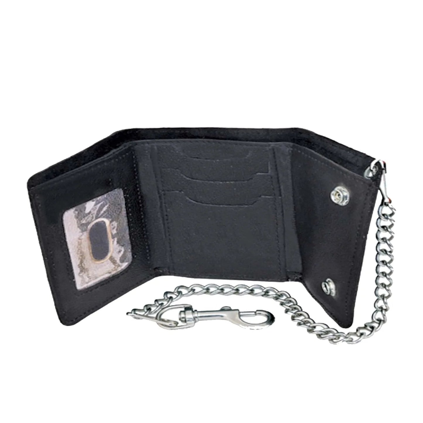 Stylish Black Biker Chain Wallet